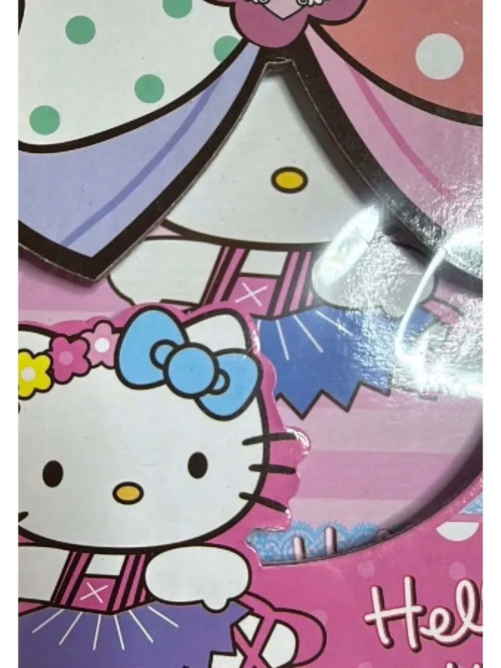Hello Kitty diary book that has a bow adorned decorative locking box.